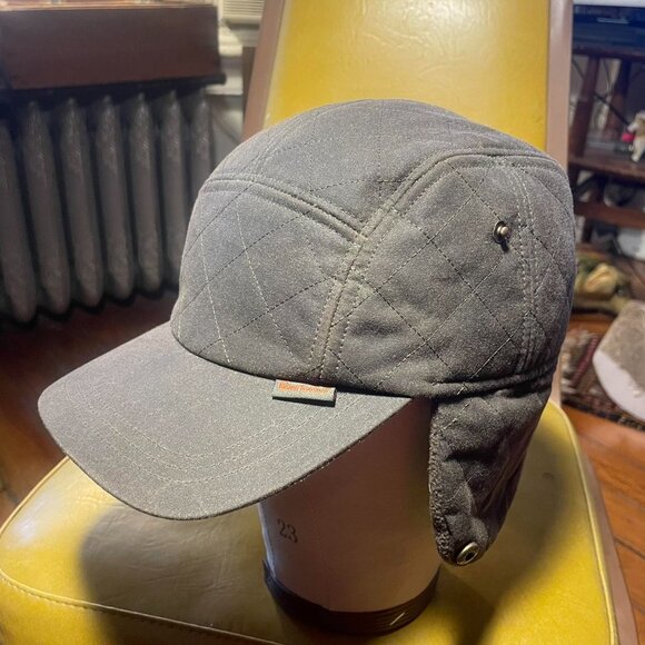 Barbour Men's Grey and Brown Hat - Picture 1 of 4